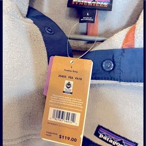 Brand new Patagonia feather gray jacket.